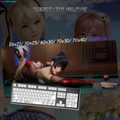 生死格鬥系列 超大鎖邊主題桌墊 布質滑鼠墊