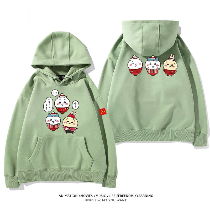 Chiikawa新款 親子情侶男女款連帽衛衣-ZUIHANG SHOP