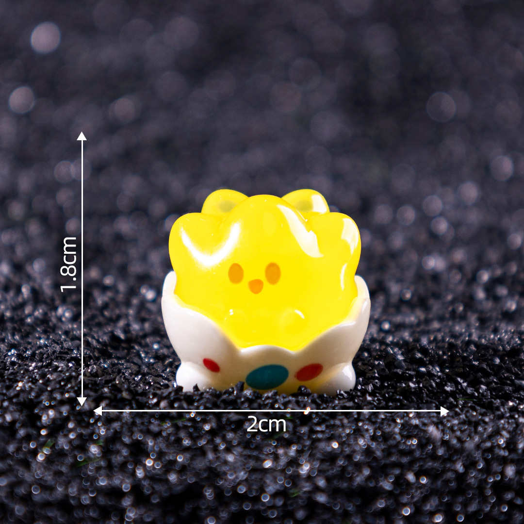 寶可夢 創意夜光小精靈萌粒 微景觀擺件