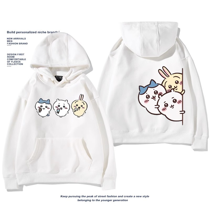 Chiikawa新款 親子情侶男女款連帽衛衣-ZUIHANG SHOP