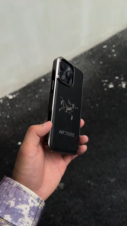 始祖鳥皮質鋼印手機殼