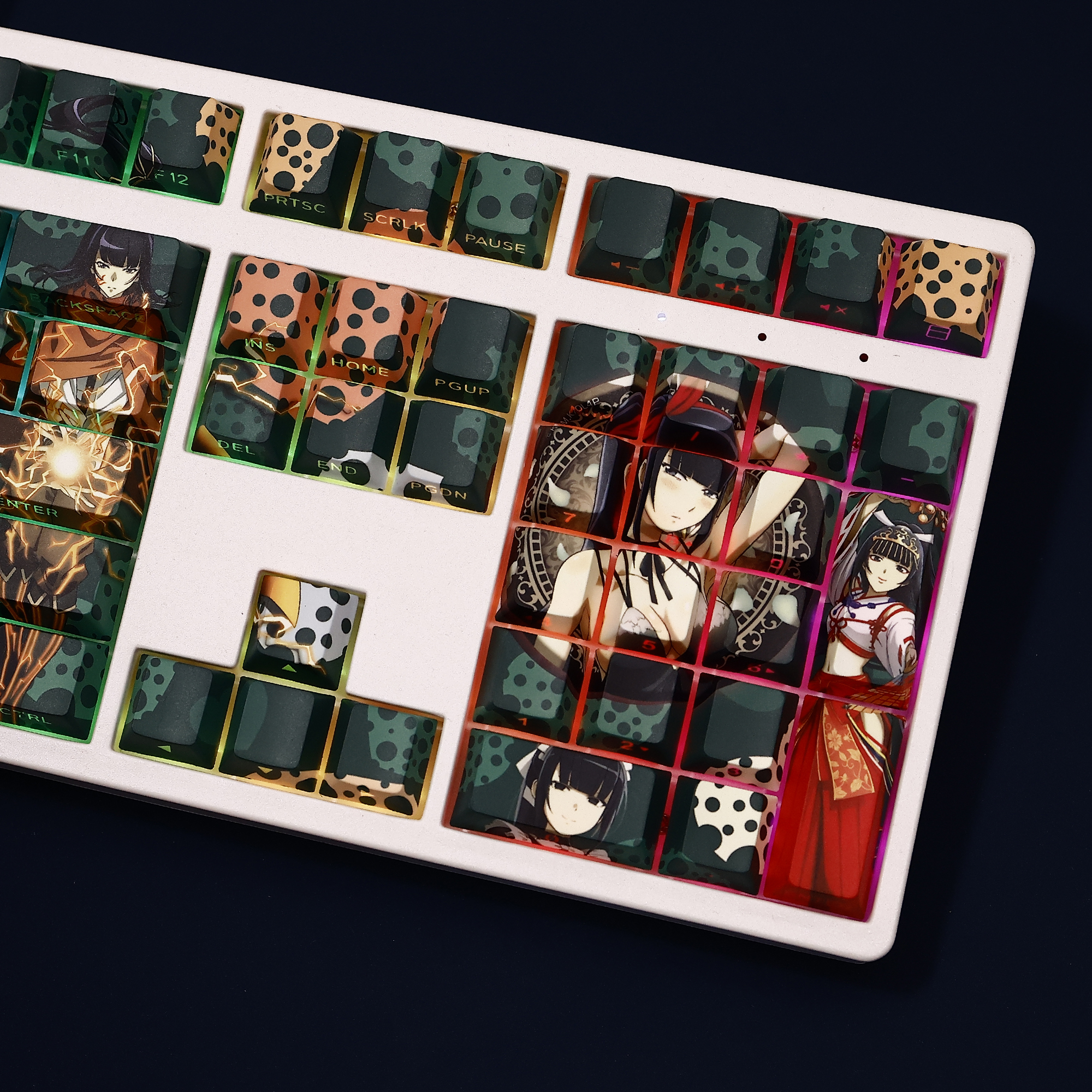 娜貝拉爾伽瑪骨王不死者之王透光RGB108鍵標準配列衛星軸鍵帽-ZUIHANG SHOP