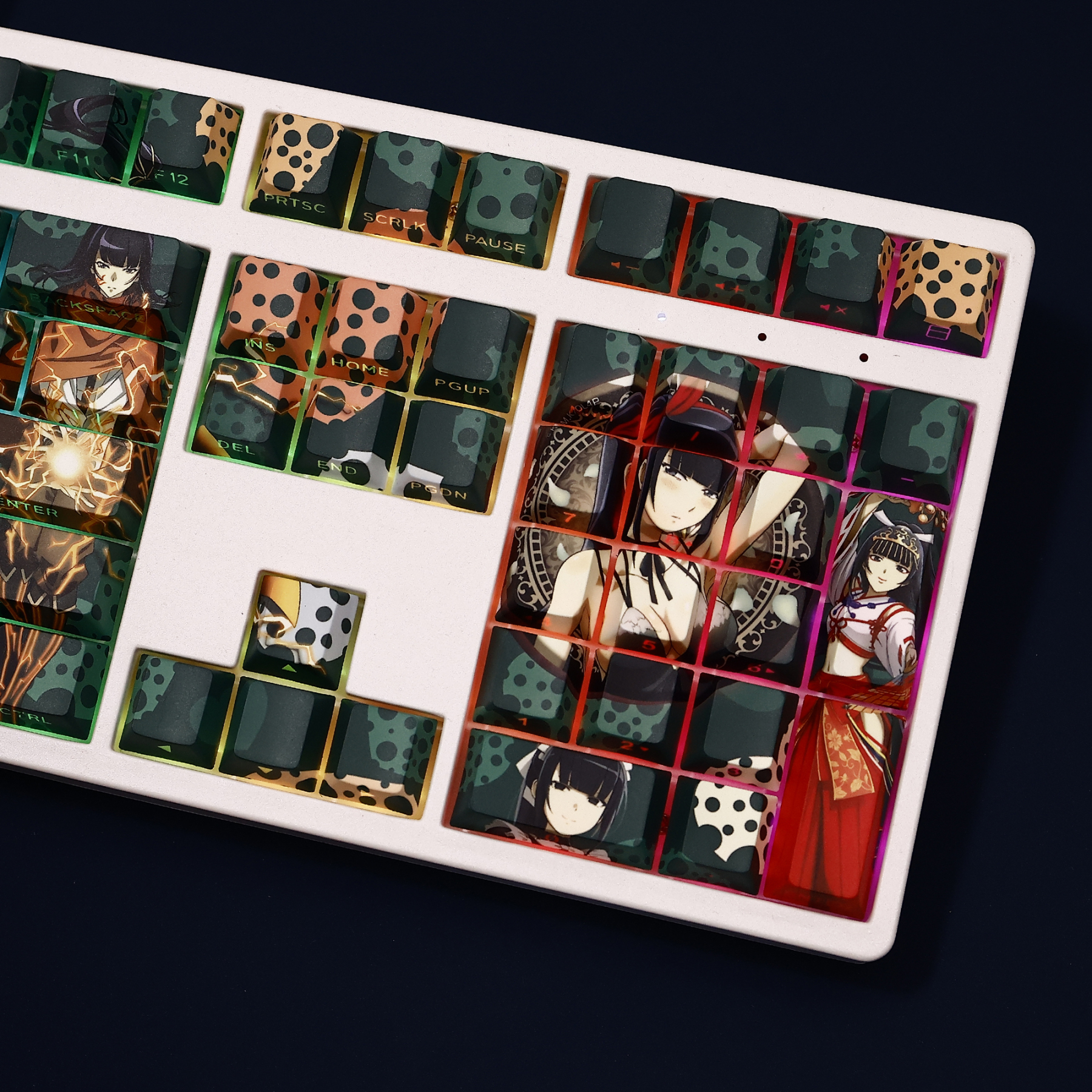 娜貝拉爾伽瑪骨王不死者之王透光RGB108鍵標準配列衛星軸鍵帽-ZUIHANG SHOP