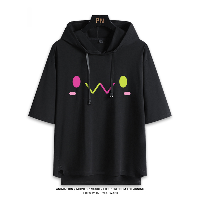 Vtuber HOLOLIVE 連帽短袖T恤 常暗永遠 常闇トワ TokoyamiTowa-ZUIHANG SHOP