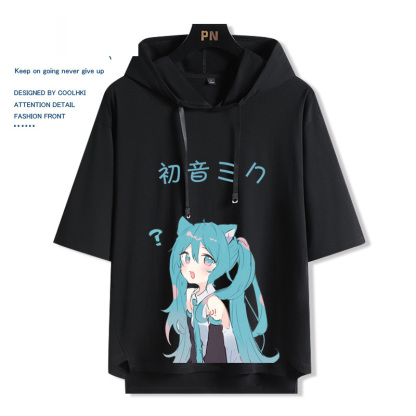 初音未來 連帽短袖T恤