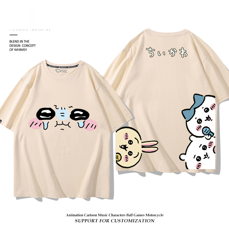 Chiikawa 2025親子情侶男女同款 印花短袖T恤-ZUIHANG SHOP