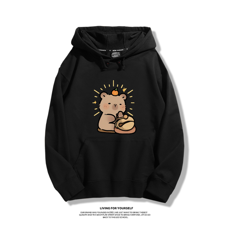 卡皮巴拉新款 親子情侶男女款連帽衛衣-ZUIHANG SHOP
