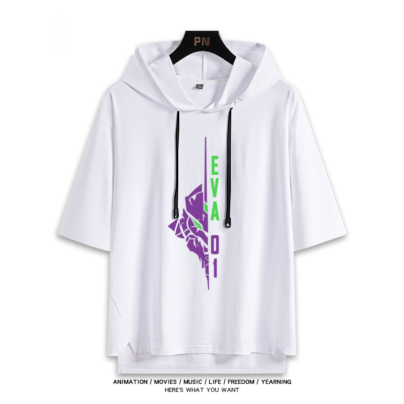 EVA福音戰士 連帽短袖T恤-ZUIHANG SHOP