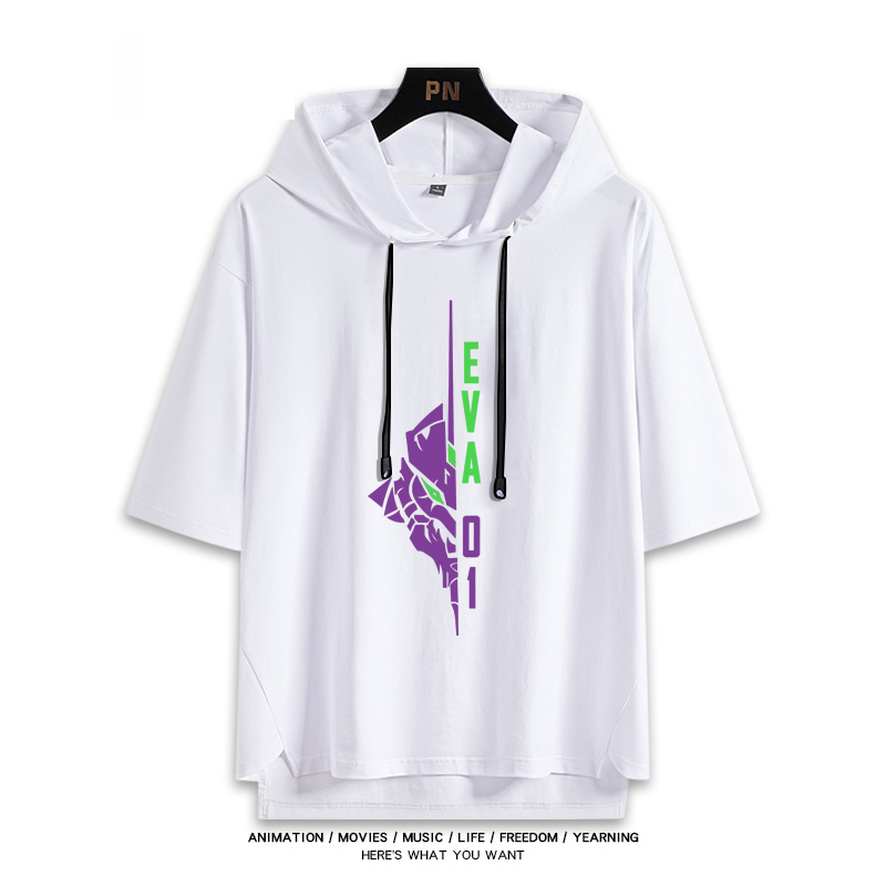 EVA福音戰士 連帽短袖T恤-ZUIHANG SHOP