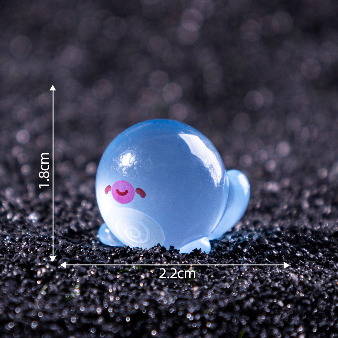 寶可夢 創意夜光小精靈萌粒 微景觀擺件