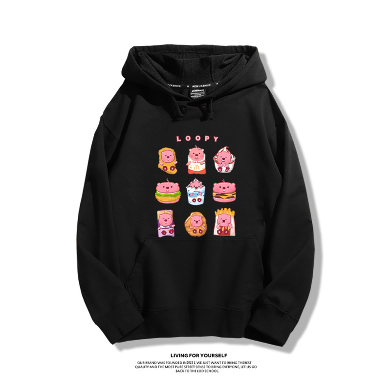 小海狸露比loopy新款 親子情侶男女款連帽衛衣-ZUIHANG SHOP