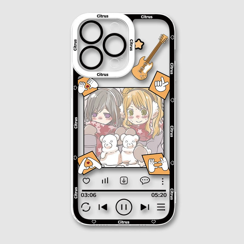 柑橘味香氣天使眼透明防摔軟殼-ZUIHANG SHOP