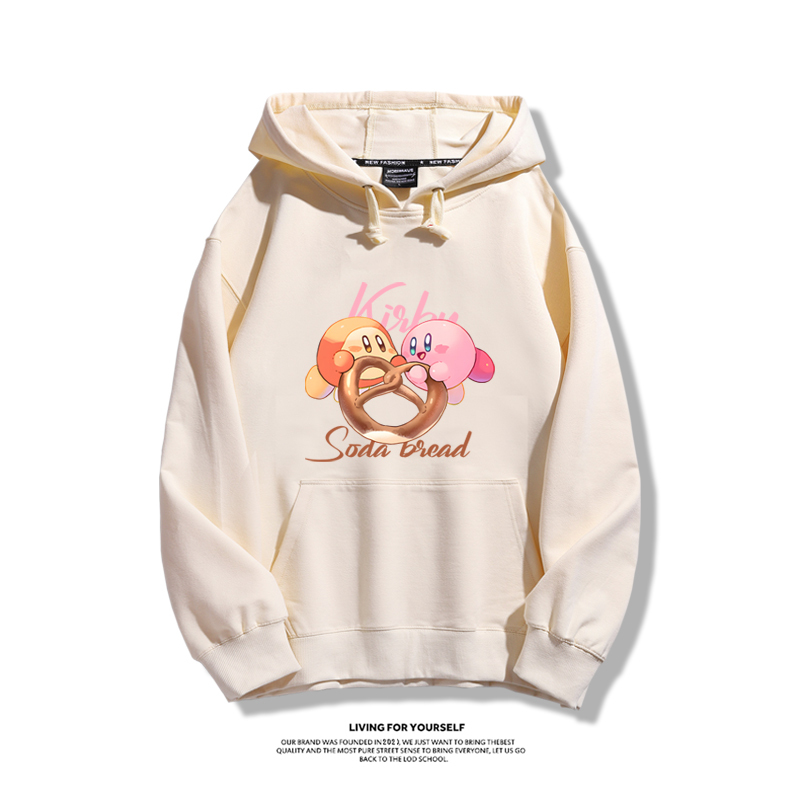 星之卡比新款 親子情侶男女款連帽衛衣