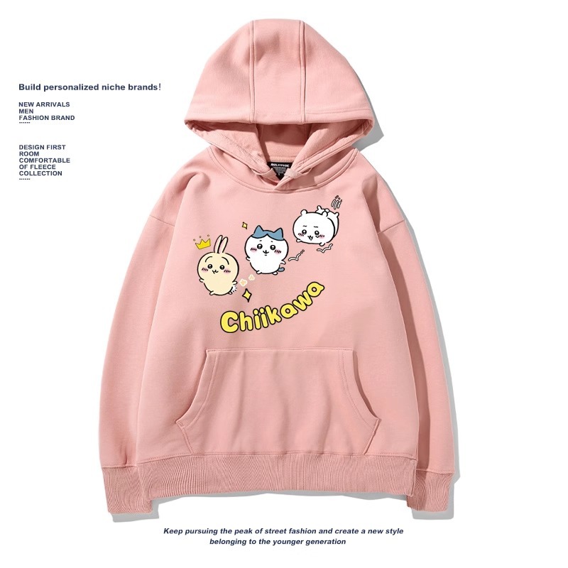 Chiikawa新款 親子情侶男女款連帽衛衣-ZUIHANG SHOP