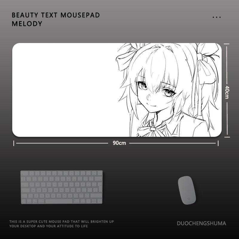 二次元亂線 主題桌墊 布質滑鼠墊-ZUIHANG SHOP