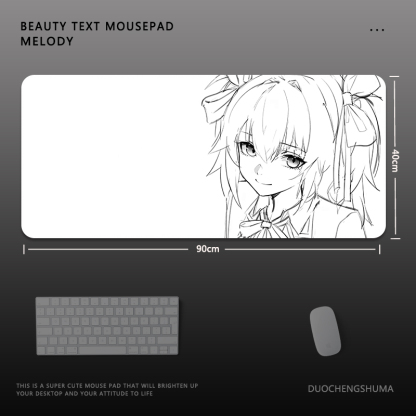 二次元亂線 主題桌墊 布質滑鼠墊-ZUIHANG SHOP