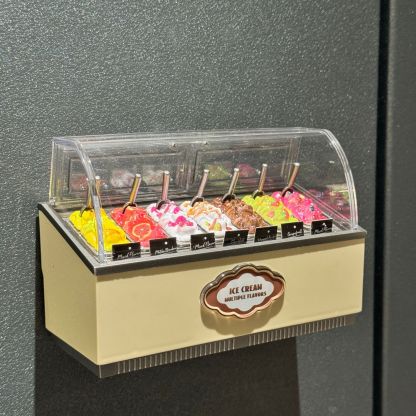 迷你小冰箱玩具 | 超市微縮臥式冰櫃擺飾模型-ZUIHANGSHOP