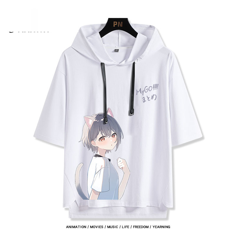 BanG Dream! It's MyGO新款 親子情侶男女款連帽短袖T恤-ZUIHANG SHOP