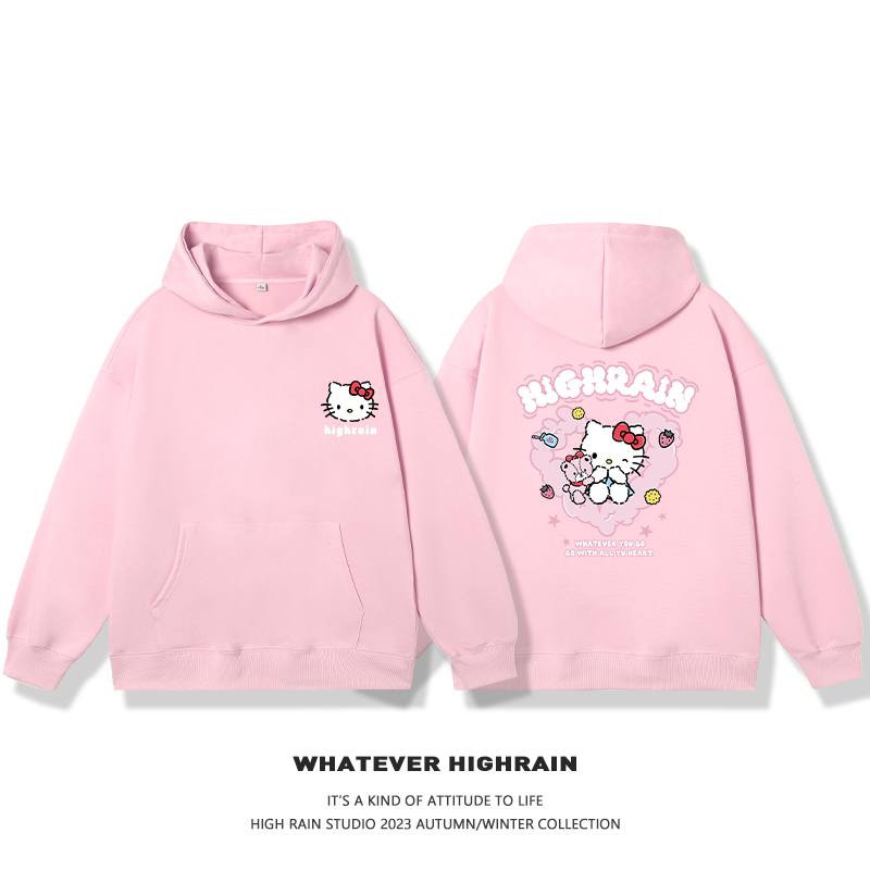HelloKitty新款 親子情侶男女款連帽衛衣-ZUIHANG SHOP