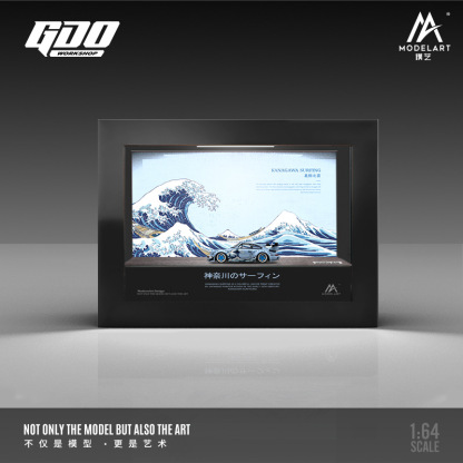 TMxGDO 1:64 RWB964 神奈川衝浪裏 仿真合金汽車模型