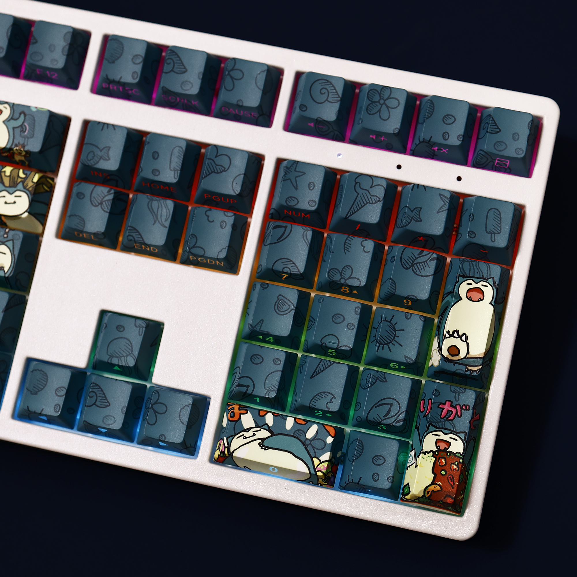 卡比獸 108鍵 標準配列 衛星軸鍵帽-ZUIHANG SHOP