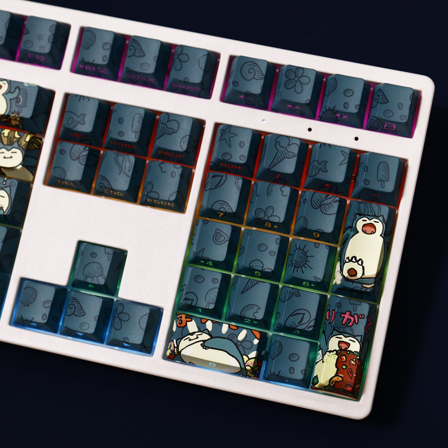 卡比獸 108鍵 標準配列 衛星軸鍵帽-ZUIHANG SHOP