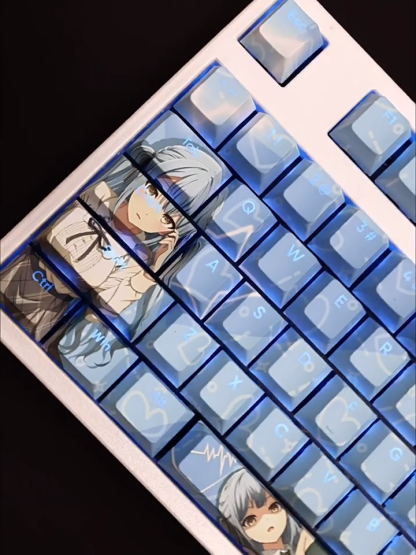 豐川祥子透光RGB108鍵標準配列衛星軸鍵帽