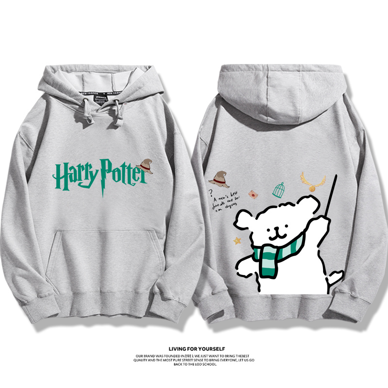 線條小狗 X 哈利波特聯名 親子情侶男女款連帽衛衣-ZUIHANG SHOP