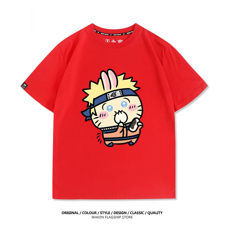 Chiikawa 2025親子情侶男女同款 印花短袖T恤