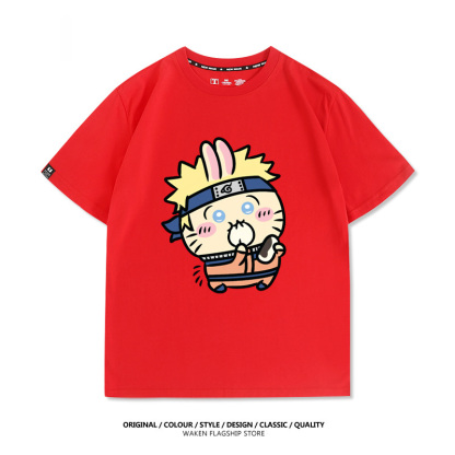 Chiikawa 2025親子情侶男女同款 印花短袖T恤