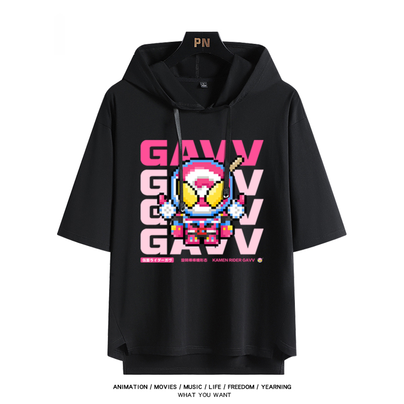 假面動漫騎士 連帽短袖T恤-ZUIHANG SHOP