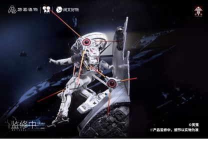 【預購】正版授權 PPDF《靈籠》白月魁雨燕號艙外作戰服 1/6輕雕像