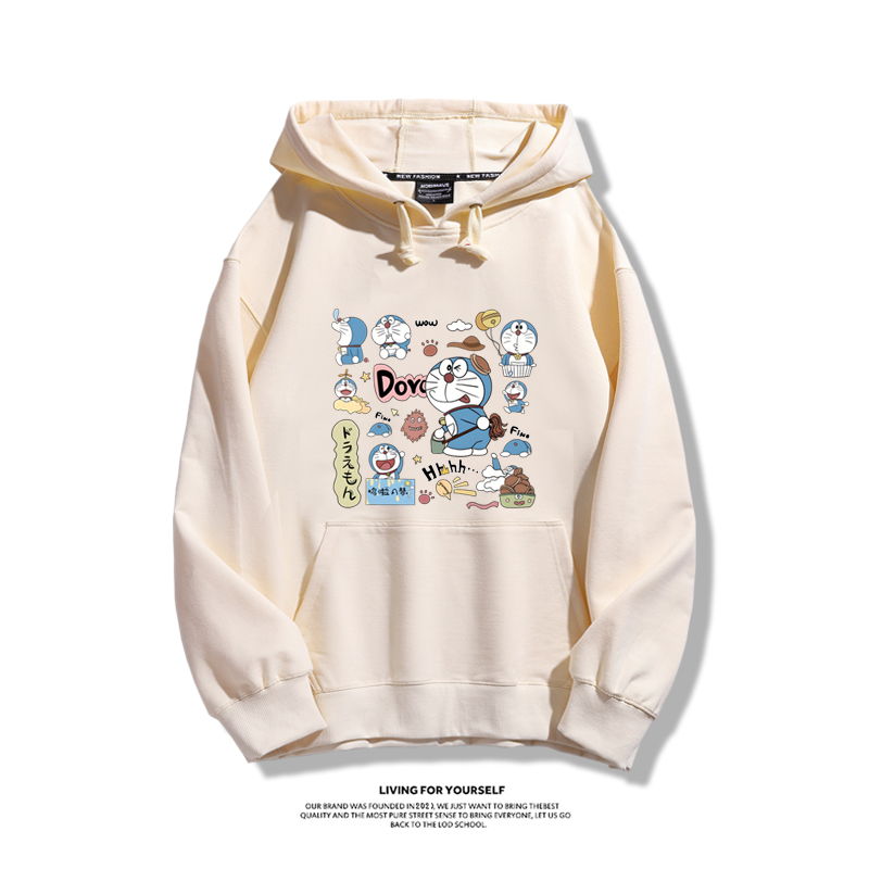 叮噹貓新款 親子情侶男女款連帽衛衣-ZUIHANG SHOP