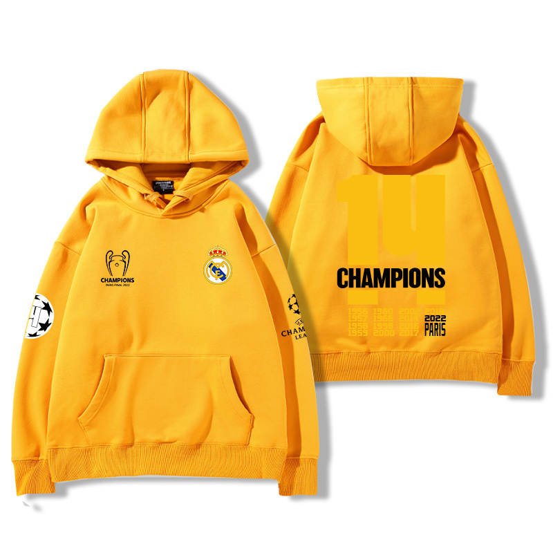皇馬足球隊新款 親子情侶男女款連帽衛衣-ZUIHANG SHOP