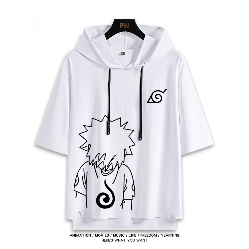 火影忍者 連帽短袖T恤