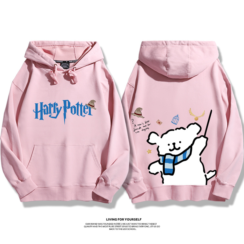 線條小狗 X 哈利波特聯名 親子情侶男女款連帽衛衣-ZUIHANG SHOP