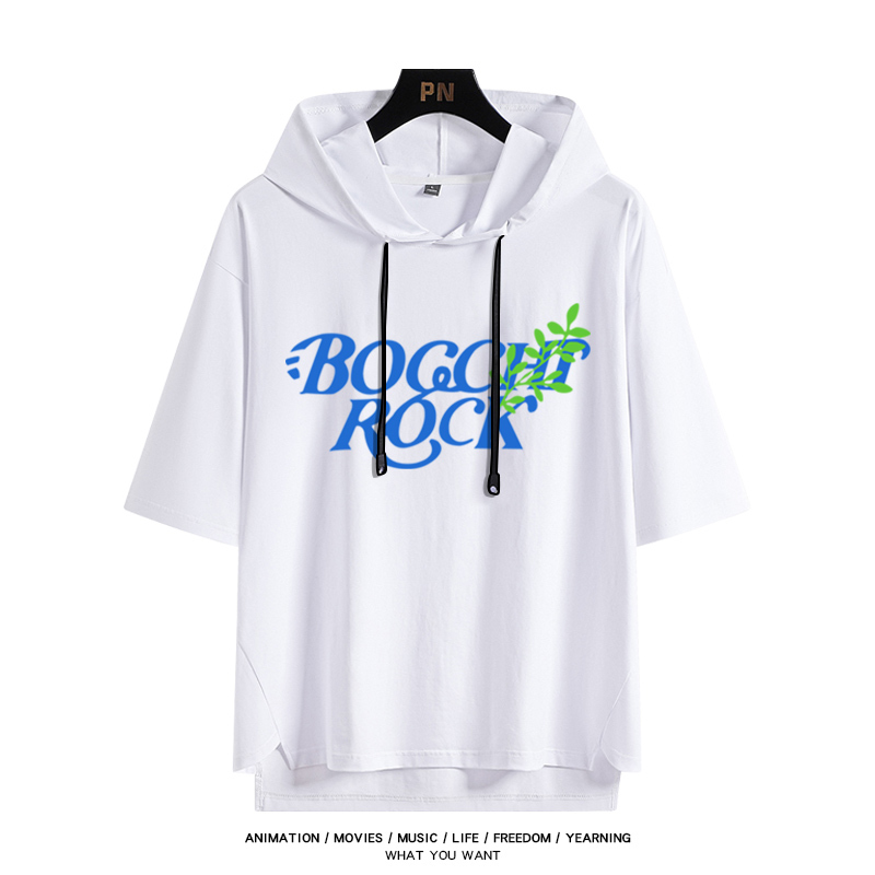 孤獨搖滾新款 親子情侶男女款連帽短袖T恤-ZUIHANG SHOP