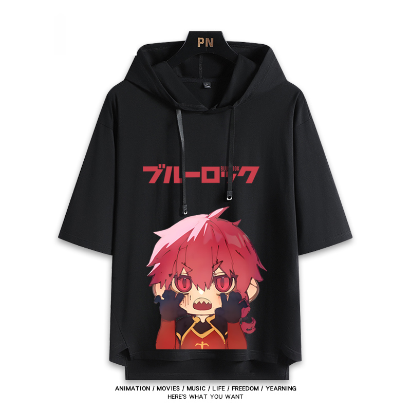 藍色監獄 連帽短袖T恤-ZUIHANG SHOP