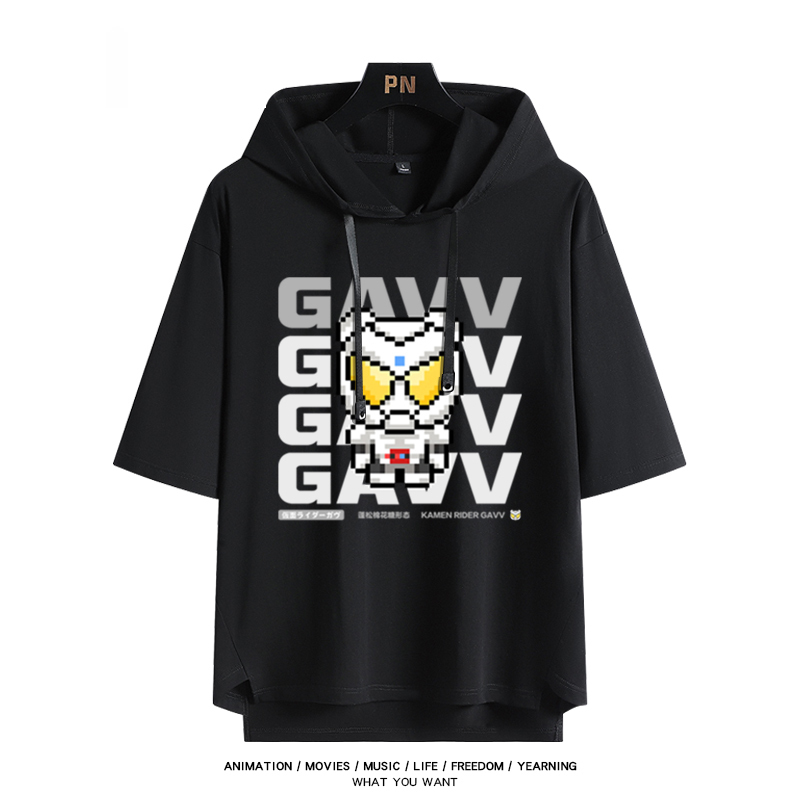 假面動漫騎士 連帽短袖T恤-ZUIHANG SHOP