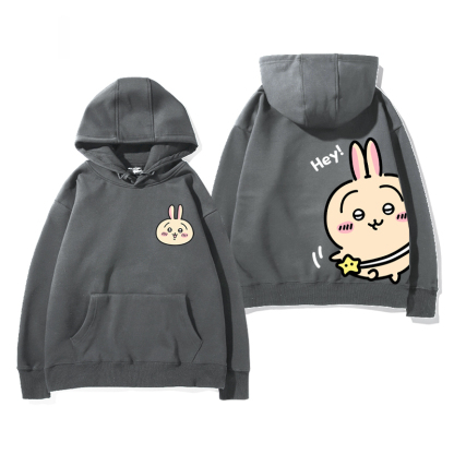 chiikawa 2025秋冬新款親子情侶裝連帽衛衣