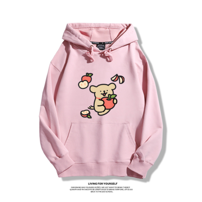 線條小狗新款 親子情侶男女款連帽衛衣-ZUIHANG SHOP