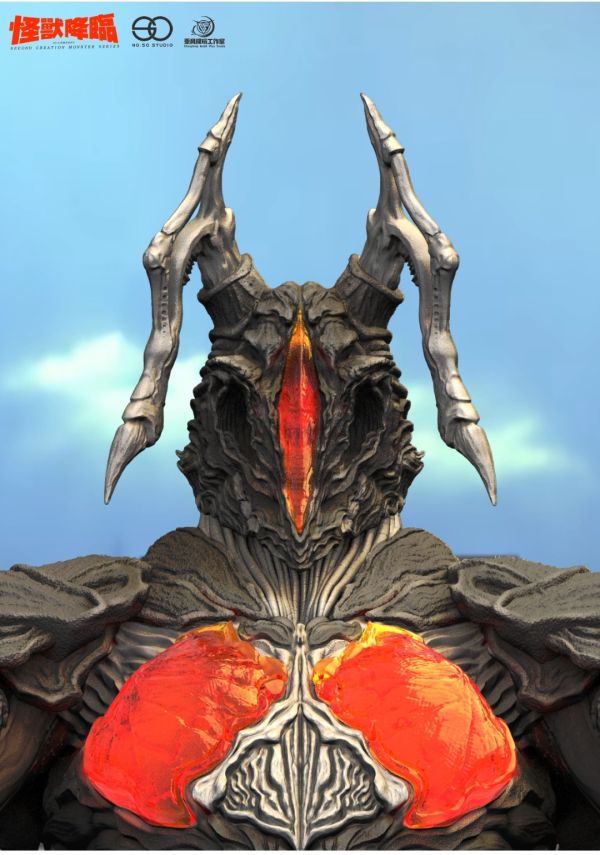 【預購】乘風工作室 怪獸降臨50再造怪獸系列 《宇宙暴龍祖頓》GK白膜