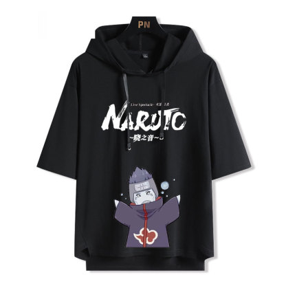 火影忍者 連帽短袖T恤