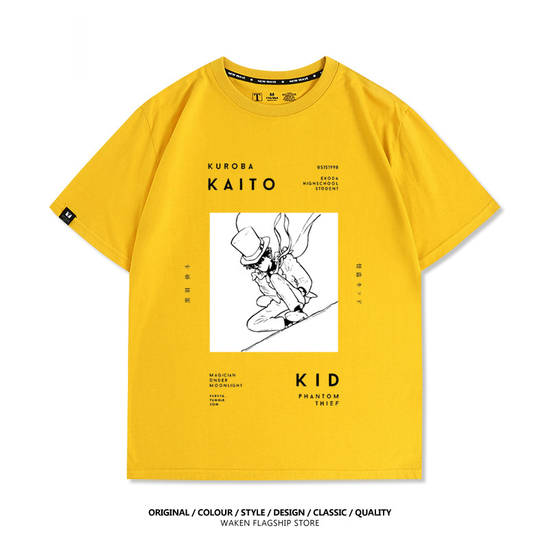 怪盜基德 2025親子情侶男女同款 印花短袖T恤