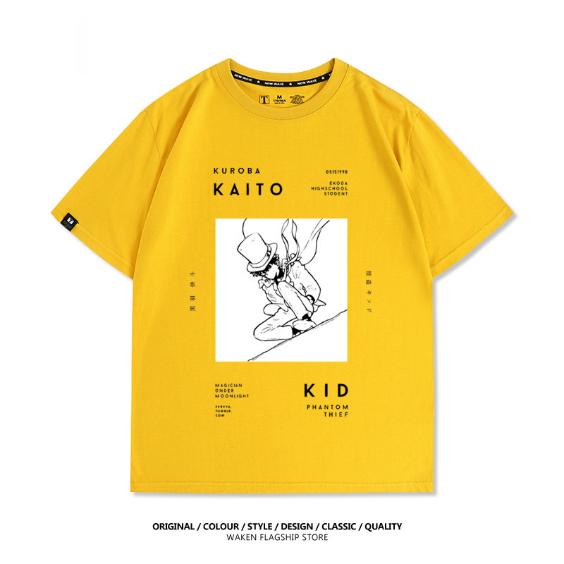 怪盜基德 2025親子情侶男女同款 印花短袖T恤