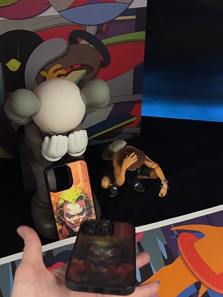 創意小丑3D幻圖磁吸防摔手機殼