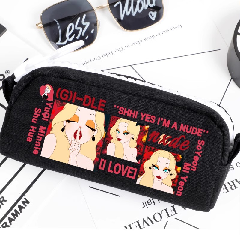 (G)I-DLE 專輯應援 同人筆袋收納文具盒-ZUIHANG SHOP