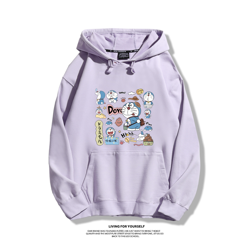 叮噹貓新款 親子情侶男女款連帽衛衣-ZUIHANG SHOP