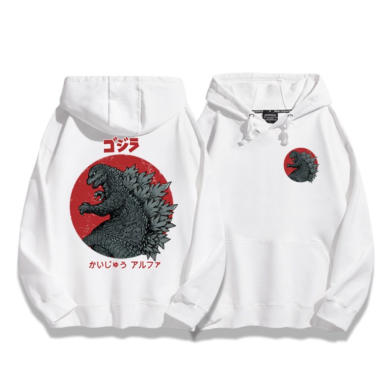 哥斯拉新款 親子情侶男女款連帽衛衣-ZUIHANG SHOP