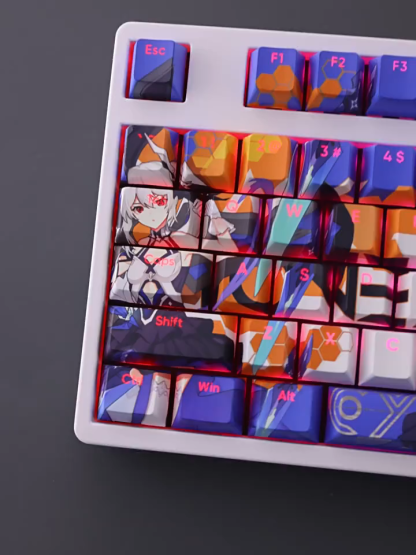 德麗莎透光RGB108鍵標準配列衛星軸鍵帽